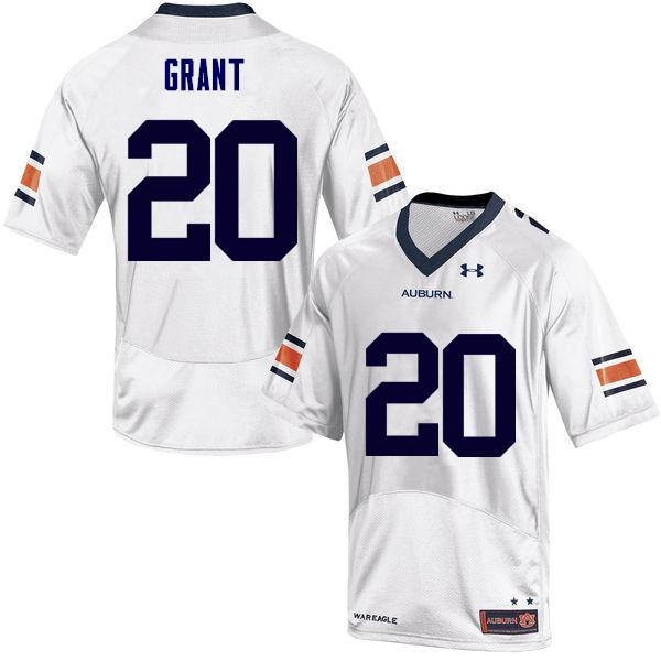 Men Auburn Tigers #20 Corey Grant College Football Jerseys Sale-White - Click Image to Close